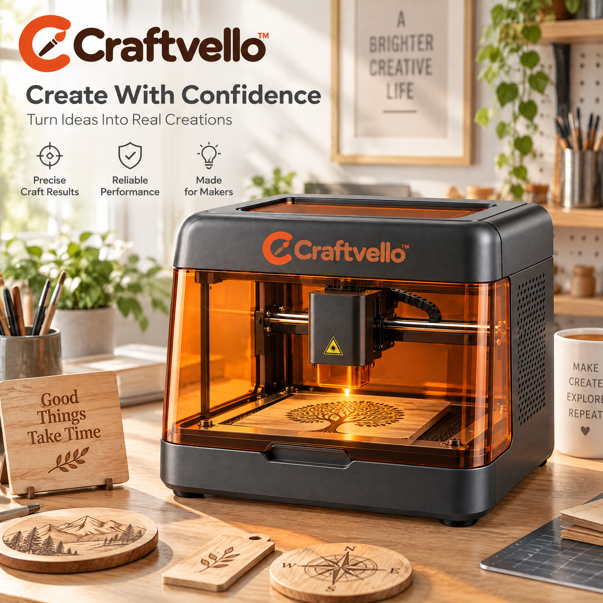 Craftvello™ Mini Laser Engraver