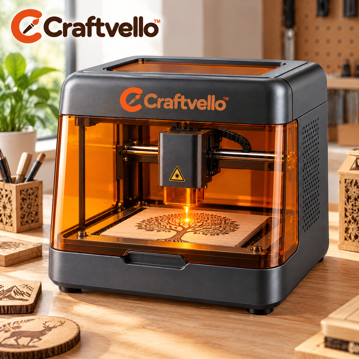 Craftvello™ Mini Laser Engraver