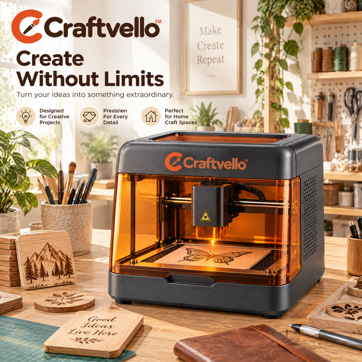 Craftvello™ Mini Laser Engraver
